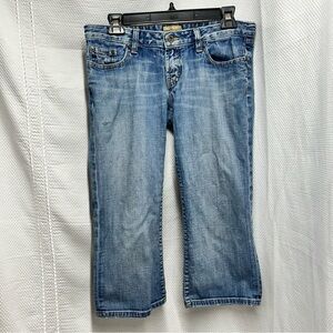 BKE Blue‎ Denim Capri Pants Classic Casual